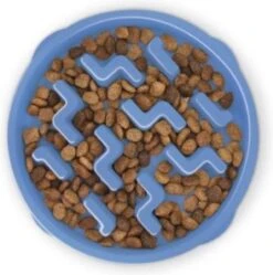 Outward Hound Slo Bowl Fun Feeder Voerbak - Anti Schrok Voerbak - Voerbak Slo-Bowl Mini Drop Teal Lichtblauw - 22X22X5 CM -Huisdier Verkoop 1188x1200 4