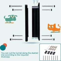 Nobleza Kattenluik Met Tunnel - 4 Vergrendelingsstanden - Weerbestendig - Binnen En Buiten - 28.5 X 25 Cm - Maat XL - Zwart 19 Nobleza Kattenluik Met Tunnel - 4 Vergrendelingsstanden - Weerbestendig - Binnen En Buiten - 28.5 X 25 Cm - Maat XL - Zwart -Huisdier Verkoop 1190x1200 26