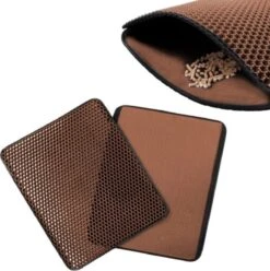 IGOODS - Kattenbakmat Met Filter - 45 X 60 - Waterdicht - Dubbele Laag - Bruin -Huisdier Verkoop 1193x1200 14