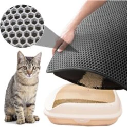 Blue Eyes Kattenbakmat, 30 Cm X 40 Cm, (!!! MAAT !!!) Kattenbakmat, Kattenbakonderlegger, Honingraatdesign, Kattenbak, Waterdicht, Dubbellaags Ontwerp, Honingraatmat (grijs) 13 Blue Eyes Kattenbakmat, 30 Cm X 40 Cm, (!!! MAAT !!!) Kattenbakmat, Kattenbakonderlegger, Honingraatdesign, Kattenbak, Waterdicht, Dubbellaags Ontwerp, Honingraatmat (grijs) -Huisdier Verkoop 1194x1200 23