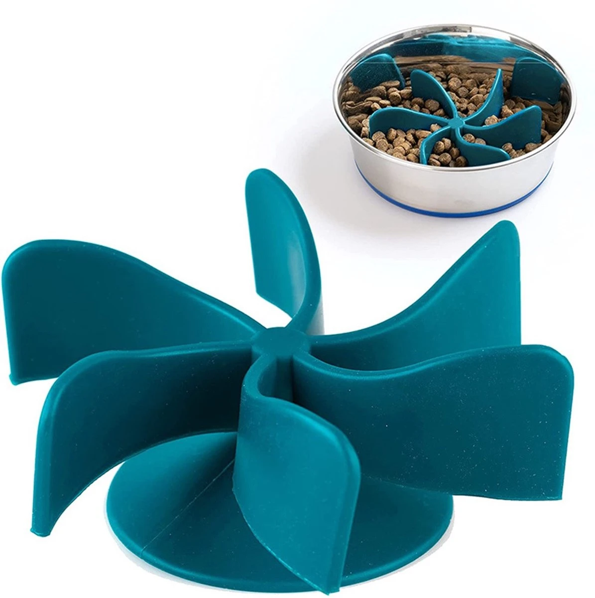 Merkloos Honden Langzaam Eten - Anti Schrok - Plaatsen In De Rvs Voerbak - Voerbak - Langzaam Eten - Eten Voeren 3 Merkloos Honden Langzaam Eten - Anti Schrok - Plaatsen In De Rvs Voerbak - Voerbak - Langzaam Eten - Eten Voeren