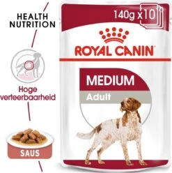 Royal Canin Shn Medium Adult Pouch - Hondenvoer - 10 X 140 G 19 Royal Canin Shn Medium Adult Pouch - Hondenvoer - 10 X 140 G -Huisdier Verkoop 1195x1200 18