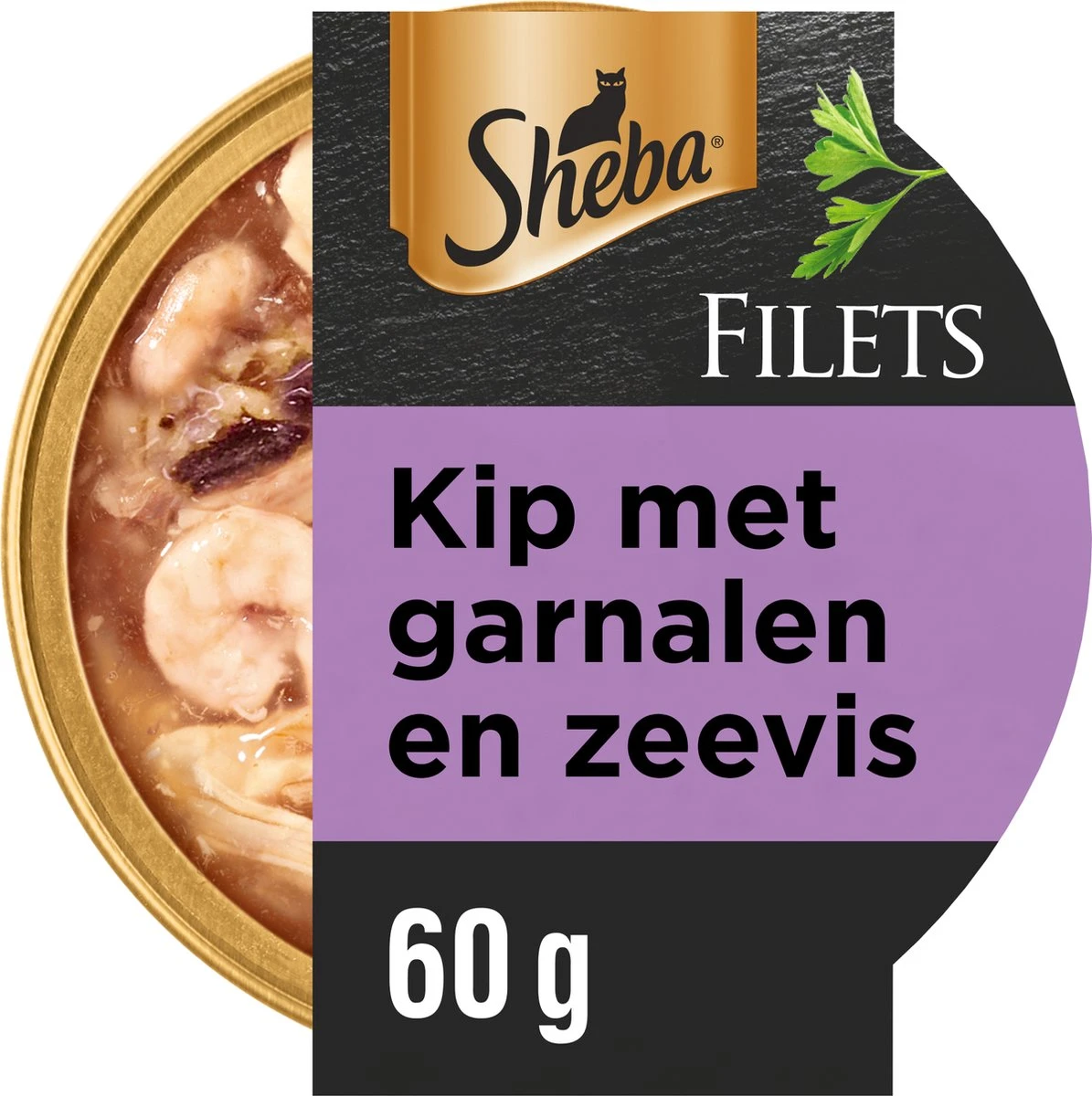 Sheba Filets - Katten Natvoer Saus - Garnaal, Oceaanvis, Kip - 16x60g 3 Sheba Filets - Katten Natvoer Saus - Garnaal, Oceaanvis, Kip - 16x60g