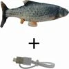 Merkloos Interactieve Oplaadbare Bewegende Vis (Grijs) - Unieke "must Have" Voor Uw Kat / Hond -Huisdier Verkoop 1198x1200 45