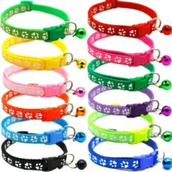 Merkloos Kattenhalsband Met Belletje - Verstelbaar - 19 / 32 Cm - Kattenbandje - Halsband Kat - Cat - Kitten - Katten Halsband - Paars -Huisdier Verkoop 1198x1200 55
