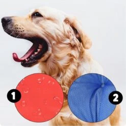 Ecco - Honden- En Kattenbed Met Kussen | Binnenmaat: 130x100 / Buitenmaat: 145x115cm - Beige / Zwart -Huisdier Verkoop 1199x1200 15