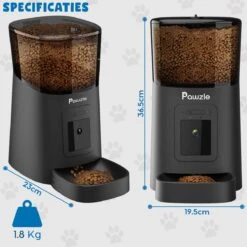 Pawzle Automatische Voerbak - Voerautomaat - Voederbak Kat & Hond - Camera, App En WiFi - Zwart -Huisdier Verkoop 1199x1200 7