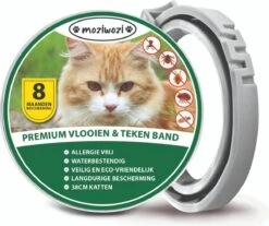 Vlooienband/Tekenband Kat Incl. Vlooienkam - Vlooienbestrijding - 8 Maanden Bescherming