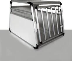 Topmast Autobench Aluminium - Reisbench Hond - 82 X 61 X 62 CM - Transportbench - Ronde Buizen - Lichtgrijs -Huisdier Verkoop 1200x1010 5