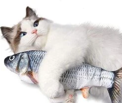 Merkloos Interactieve Oplaadbare Bewegende Vis (Grijs) - Unieke "must Have" Voor Uw Kat / Hond -Huisdier Verkoop 1200x1017 6