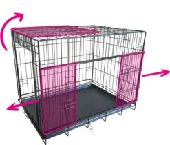 Adori Bench Met Schuifdeuren Zwart - Hondenbench - 91x61x69 Cm 9 Adori Bench Met Schuifdeuren Zwart - Hondenbench - 91x61x69 Cm -Huisdier Verkoop 1200x1019 7