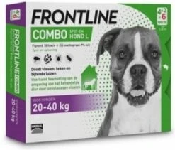 Frontline Combo - L: Van 20 Tot 40 Kg - Anti Vlooienmiddel En Tekenmiddel - Hond - 3 Pipetten -Huisdier Verkoop 1200x1025 3
