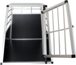 Merkloos Aluminium Hondentransportbox - L -Huisdier Verkoop 1200x1026 11