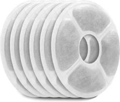 Ninzer Universele Drinkfontein Filters - 6 Stuks - Voor Katten En Kleine Honden - Navulling