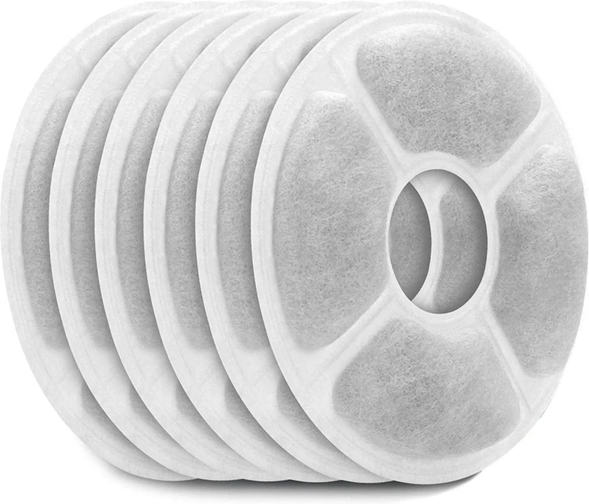 Ninzer Universele Drinkfontein Filters - 6 Stuks - Voor Katten En Kleine Honden - Navulling 3 Ninzer Universele Drinkfontein Filters - 6 Stuks - Voor Katten En Kleine Honden - Navulling