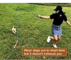 CF Pack - Hond Buitenspeelgoed Actief Behendigheid Touw Dog Flirt Pole Flirtpole Toy Tug Tease Wand Non-Bungee Cord Dog Toy For Fun Obedience Training Extandable Toy Honden Speelgoed Hondenspeelgoed Behendigheidspeelgoed -Huisdier Verkoop 1200x1026 9