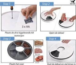 PetFriends Automatische Voerbak Voor Hond En Kat - Incl. Batterijen - Voerautomaat Met 6 Compartimenten - 24 Uurs Timer - Elektrische Voederbak -Huisdier Verkoop 1200x1028 1