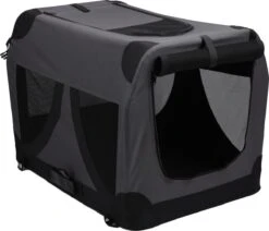 Adori Reis Bench Zwart - Hondenbench - 61x41x41 Cm