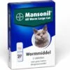 Mansonil All Worm Large Cat Ontworming - Grote Kat - 2 Tabletten 1 Mansonil All Worm Large Cat Ontworming - Grote Kat - 2 Tabletten -Huisdier Verkoop 1200x1032 3
