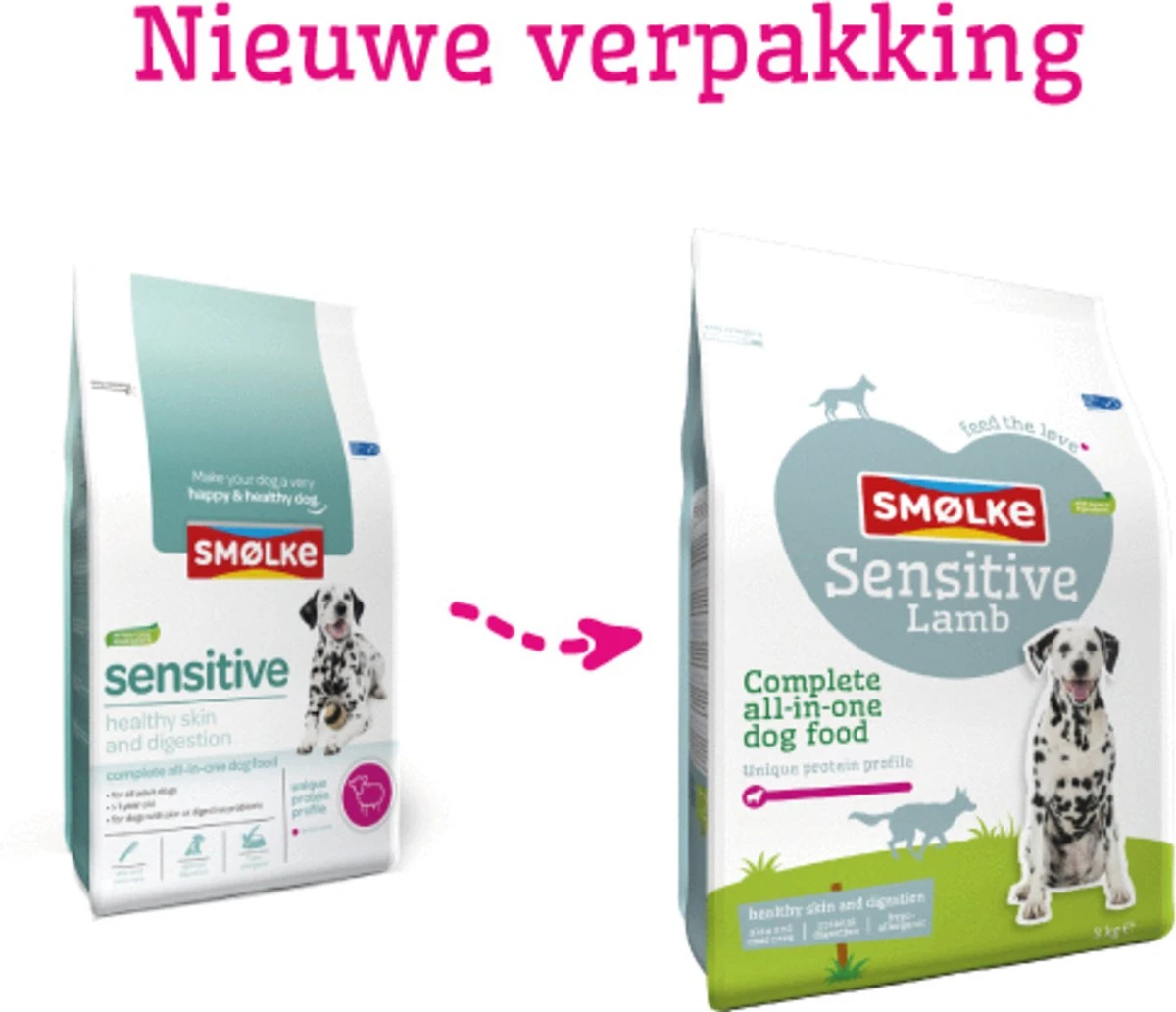 Smolke Sensitive - Hondenvoer - 3 Kg 4 Smolke Sensitive - Hondenvoer - 3 Kg - Afbeelding 2