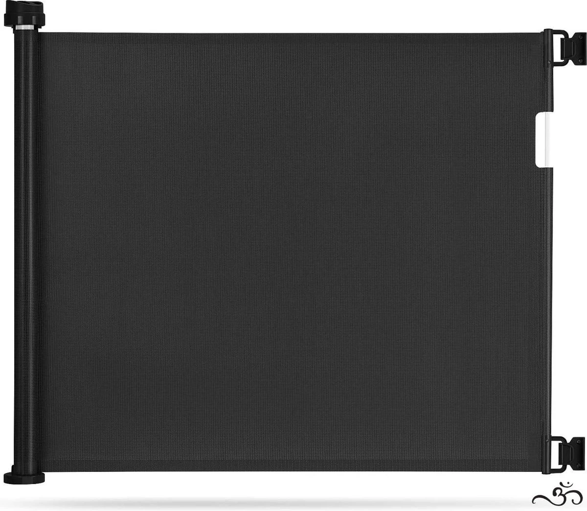 Caedentes - Hondenhek – Inrolbaar – Dierenhek -tot 150cm Uitrolbaar – Zwart 4 Caedentes - Hondenhek – Inrolbaar – Dierenhek -tot 150cm Uitrolbaar – Zwart - Afbeelding 2