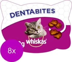Whiskas Dentabites Kattensnoepjes - Kip - 8 X 40g -Huisdier Verkoop 1200x1044 9