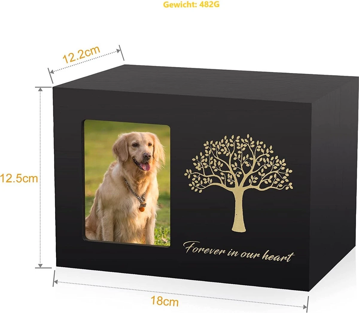 Merkloos Luxe Huisdier Urn - Unieke Urn - Met Fotolijstje - Urn Voor Huisdier - Met Levensboom En Frame - Crematie - Honden Urn - Katten Urn 7 Merkloos Luxe Huisdier Urn - Unieke Urn - Met Fotolijstje - Urn Voor Huisdier - Met Levensboom En Frame - Crematie - Honden Urn - Katten Urn - Afbeelding 5