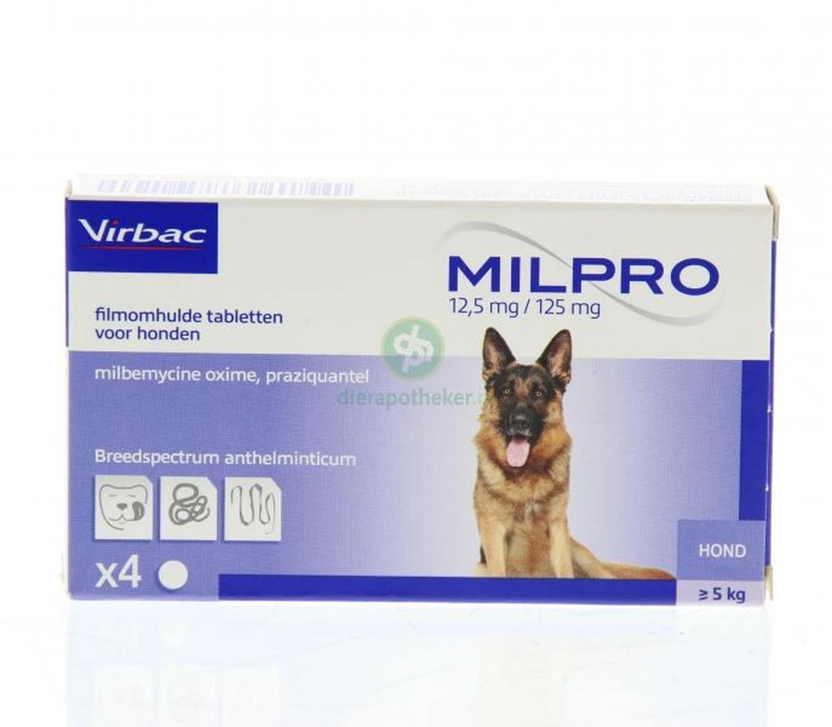 Milpro Ontwormingsmiddel - Hond Boven 5 Kg - 4 Tabletten 7 Milpro Ontwormingsmiddel - Hond Boven 5 Kg - 4 Tabletten - Afbeelding 5