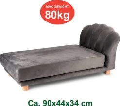 Maxxpro Katten- En Hondenbank - Grijs - Verhoogd Met Houten Poten - Fluweel Materiaal - 90 X 44 X 34 Cm - Huisdieren Tot 80 KG 14 Maxxpro Katten- En Hondenbank - Grijs - Verhoogd Met Houten Poten - Fluweel Materiaal - 90 X 44 X 34 Cm - Huisdieren Tot 80 KG -Huisdier Verkoop 1200x1056 2