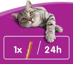 Whiskas Sticks Kattensnack - Zalm - 14 X 6 Stuks 7 Whiskas Sticks Kattensnack - Zalm - 14 X 6 Stuks -Huisdier Verkoop 1200x1064 9