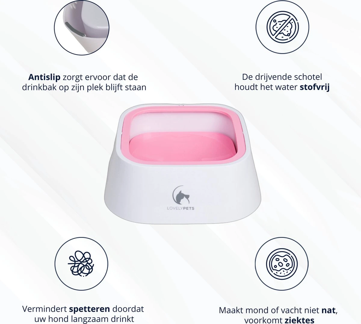 Lovely Pets - Drinkbak Hond - Drinkbak Voor Honden - Waterbak - Anti Knoei - Verminderd Slobberen - Onderweg - Hond - Drinkbak - Huisdier - Water Bowl - Roadrefresher - LARGE - Roze 10 Lovely Pets - Drinkbak Hond - Drinkbak Voor Honden - Waterbak - Anti Knoei - Verminderd Slobberen - Onderweg - Hond - Drinkbak - Huisdier - Water Bowl - Roadrefresher - LARGE - Roze - Afbeelding 8