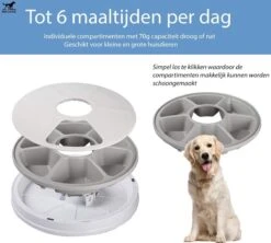PetFriends Automatische Voerbak Voor Hond En Kat - Incl. Batterijen - Voerautomaat Met 6 Compartimenten - 24 Uurs Timer - Elektrische Voederbak -Huisdier Verkoop 1200x1078 1