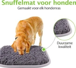 SNOOTS - Snuffelmat Hond - Snuffelmatten Voor Hond En Puppy - Honden Speelgoed Intelligentie - Agility Voor De Hond - Hondentraining - Denkspel Hond - Wasbaar Incl. Zuignappen -Huisdier Verkoop 1200x1085 6