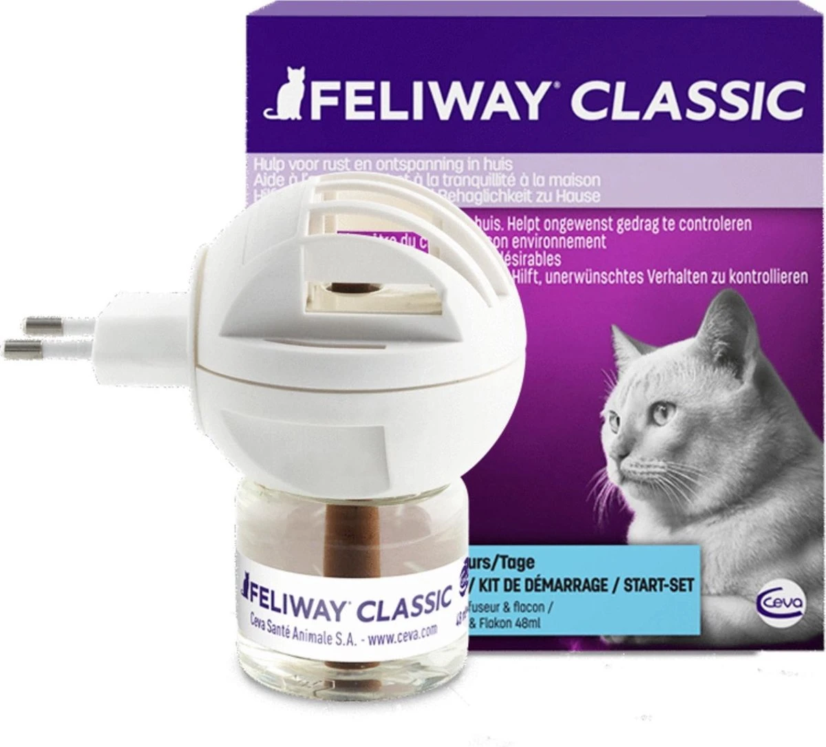 Feliway Classic - Startset - 1 Verdamper + 1 Vulling 48ml - Anti-stress Voor Kat 8 Feliway Classic - Startset - 1 Verdamper + 1 Vulling 48ml - Anti-stress Voor Kat - Afbeelding 6