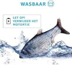 TwinQ Dansende Vis - Bewegende Vis Met Kattenkruid - Kattenspeeltjes - USB Oplaadbaar - Speelgoed Voor Katten - Incl. Kattenlampje -Huisdier Verkoop 1200x1085 8