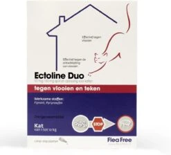 Flea Free Ectoline Duo Kat - Tegen Vlooien En Teken - 2 Pipetten -Huisdier Verkoop 1200x1087 17