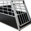 Merkloos Aluminium Hondentransportbox - L
