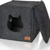 Bella & Balu Vilten Kattengrot Incl. Kussen + Speeltje - Opvouwbare Knuffelgrot Voor Katten Om Te Slapen, Te Schuilen, Te Ravotten En Te Krabben (donkergrijs) 2 Bella & Balu Vilten Kattengrot Incl. Kussen + Speeltje - Opvouwbare Knuffelgrot Voor Katten Om Te Slapen, Te Schuilen, Te Ravotten En Te Krabben (donkergrijs) -Huisdier Verkoop 1200x1093 9