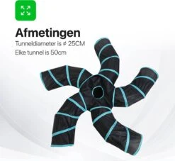 Tavaro Kattentunnel 5 Gangen - Met Speelbal - Kattenspeelgoed - Zwart / Blauw 17 Tavaro Kattentunnel 5 Gangen - Met Speelbal - Kattenspeelgoed - Zwart / Blauw -Huisdier Verkoop 1200x1102 11