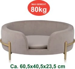 Maxxpro Pet Bed - Huisdieren Tot 80KG - Zacht Fluwelen Kussen - Verhoogd Katten- En Hondenbed - Grijs - 60,5 X 40,5 X 23,5 Cm 13 Maxxpro Pet Bed - Huisdieren Tot 80KG - Zacht Fluwelen Kussen - Verhoogd Katten- En Hondenbed - Grijs - 60,5 X 40,5 X 23,5 Cm -Huisdier Verkoop 1200x1103 3