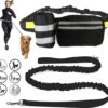 Looplijn Met Heupriem Hands Free - Hondenriem - Reflecterende Hardloopband -Elastische Leiband - Heuptas En Flessenhouder - Zwart - 150 Cm Tot 210 Cm -Huisdier Verkoop 1200x1106 1