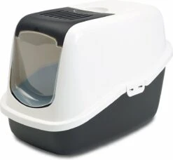 Savic Kattenbak Nestor - Kattenbak - Zwart/Wit - 56 X 39 X 38,5 -Huisdier Verkoop 1200x1106 16