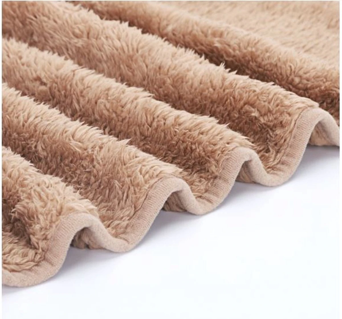 Nobleza Dierendeken - Pluche Deken - Hondendeken - Kattendeken - Deken Hond - Deken Kat - Dierendeken - Bruin - Maat L 5 Nobleza Dierendeken - Pluche Deken - Hondendeken - Kattendeken - Deken Hond - Deken Kat - Dierendeken - Bruin - Maat L - Afbeelding 3