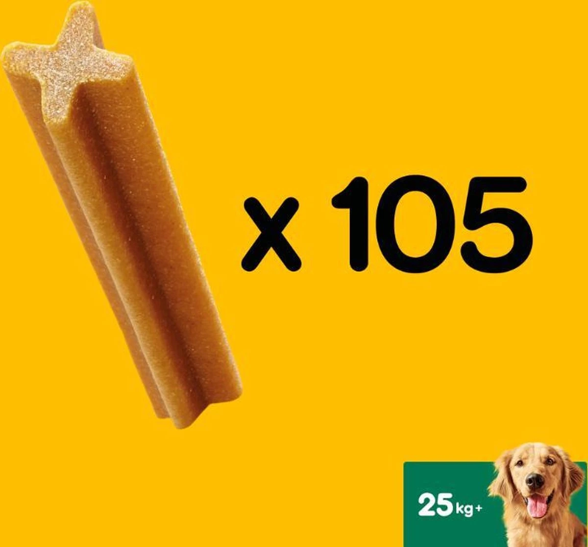 Pedigree Dentastix Kauwstaven - Gebitsverzorgende Hondensnacks - Maxi - 105 Stuks 7 Pedigree Dentastix Kauwstaven - Gebitsverzorgende Hondensnacks - Maxi - 105 Stuks - Afbeelding 5