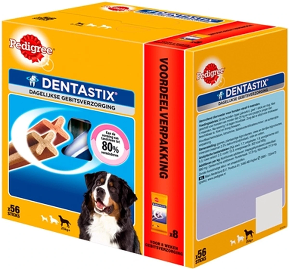 Pedigree Dentastix Maxi Voordeelverpakking - 56 St 2160 Gr - 1 Stuks 3 Pedigree Dentastix Maxi Voordeelverpakking - 56 St 2160 Gr - 1 Stuks