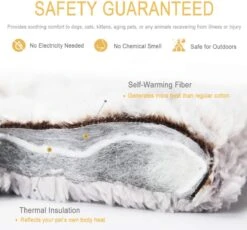 Merkloos Zelfverwarmende Dierendeken Zonder Stroom Thermo Deken Hond Kat Inclusief Adreslabel 70 X 47 Cm -Huisdier Verkoop 1200x1118 9