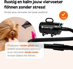 Captain Pup's Professionele Hondenföhn Met 4 Opzetstukken - Bijgeleverde Hondenborstel - Waterblazer Voor Honden - Zwart 14 Captain Pup's Professionele Hondenföhn Met 4 Opzetstukken - Bijgeleverde Hondenborstel - Waterblazer Voor Honden - Zwart -Huisdier Verkoop 1200x1120 1