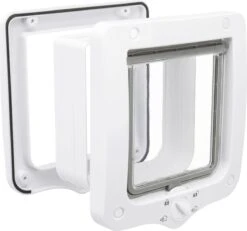 Trixie 4-weg Kattenluik Met Tunnel - Wit - 20 X 22 Cm -Huisdier Verkoop 1200x1122 11