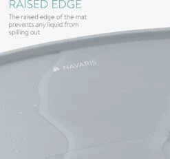 Navaris Siliconen Voederbakmat Voor Katten - Waterdichte Anti-slip Mat Voor Voerbak En Waterbak - 50x32 Cm - In Grijs Kattendesign -Huisdier Verkoop 1200x1123 11