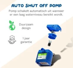 Pawwy® Drinkfontein Kat & Hond – Kattenfontein – Waterfontein Incl. 2 Filters En Schoonmaak Kit - 2 Liter - Groen -Huisdier Verkoop 1200x1123 5